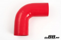 Silicone Hose Red 90 degree 3,5'' (89mm) Silicone Hose Red 90 degree 3,5'' (89mm)