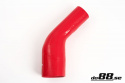 Silicone Hose Red 45 degree 2,375 - 3\'\' (60 - 76mm)