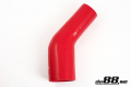 Silicone Hose Red 45 degree 3,5 - 4'' (89 - 102mm) Silicone Hose Red 45 degree 3,5 - 4'' (89 - 102mm)