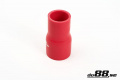 Silicone Hose Red Reducer 2 - 2,375'' (51-60mm)