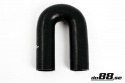 Silicone Hose Black 180 degree 1,625\'\' (41mm)