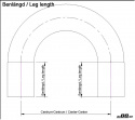 Silicone Hose Black 180 degree 1,625\'\' (41mm)