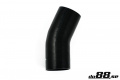 Silicone Hose Black 25 degree 4'' (102mm) Silicone Hose Black 25 degree 4'' (102mm)