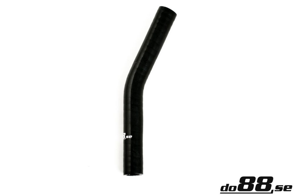 Silicone Hose Black 25 degree 0,625\'\' (16mm) in the group Silicone hose / hoses / Silicone hose Black / Elbows / 25 degree at do88 AB (SB25G16)