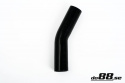 Silicone Hose Black 25 degree 1,125\'\' (28mm) Silicone Hose Black 25 degree 1,125\'\' (28mm)