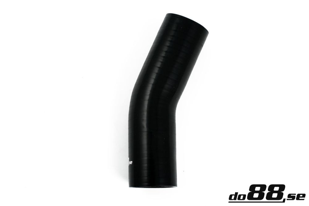 Silicone Hose Black 25 degree 2\'\' (51mm) in the group Silicone hose / hoses / Silicone hose Black / Elbows / 25 degree at do88 AB (SB25G51)