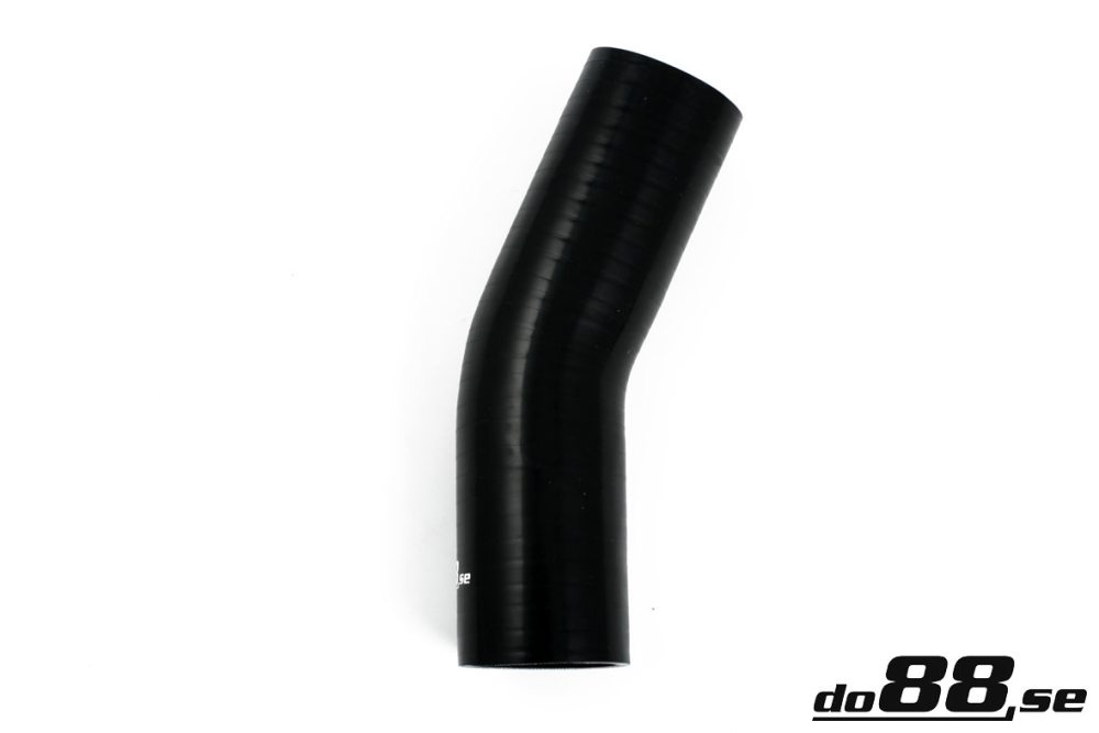 Silicone Hose Black 25 degree 2,126\'\' (54mm) in the group Silicone hose / hoses / Silicone hose Black / Elbows / 25 degree at do88 AB (SB25G54)