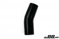 Silicone Hose Black 25 degree 2,375'' (60mm) Silicone Hose Black 25 degree 2,375'' (60mm)