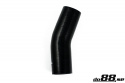 Silicone Hose Black 25 degree 2,875\'\' (73mm)