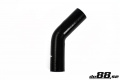 Silicone Hose Black 45 degree 1,25'' (32mm) Silicone Hose Black 45 degree 1,25'' (32mm)