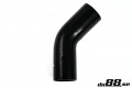 Silicone Hose Black 45 degree 2,875'' (73mm) Silicone Hose Black 45 degree 2,875'' (73mm)