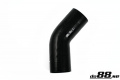 Silicone Hose Black 45 degree 3,5'' (89mm) Silicone Hose Black 45 degree 3,5'' (89mm)