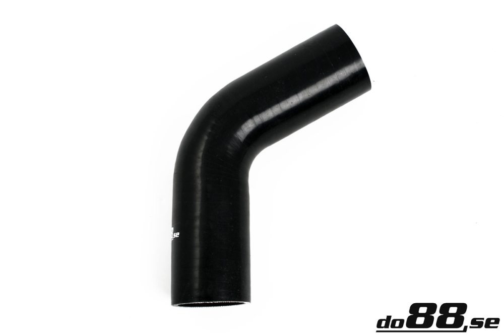 Silicone Hose Black 60 degree 1,875\'\' (48mm) in the group Silicone hose / hoses / Silicone hose Black / Elbows / 60 degree at do88 AB (SB60G48)