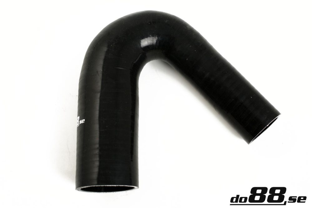 Silicone Hose Black 135 degree 1,375 - 1,75\'\' (35-45mm) in the group Silicone hose / hoses / Silicone hose Black / Reducing elbow / 135 degree at do88 AB (SBR135G35-45)