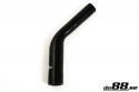 Silicone Hose Black 45 degree 0,625 - 1\'\' (16-25mm)