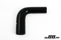 Silicone Hose Black 90 degree 1 - 1,375\'\' (25 - 35mm)
