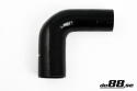 Silicone Hose Black 90 degree 1,75 - 2,5\'\' (45-63mm)