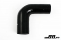 Silicone Hose Black 90 degree 2 - 2,375\'\' (51 - 60mm)