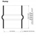 Silicone Hose Black Hump 3,25\'\' (83mm)