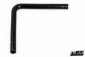 Silicone Hose Black 90 degree long leg 1,25\'\' (32mm)