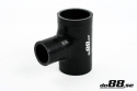 Silicone Hose Black T 2\'\' + 1\'\' (51mm+25mm)