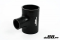 Silicone Hose Black T 2,5'' + 1,5'' (63+38mm) Silicone Hose Black T 2,5'' + 1,5'' (63+38mm)