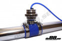 Silicone Hose Blue T 2,5\'\' + 1,5\'\' (63+38mm)