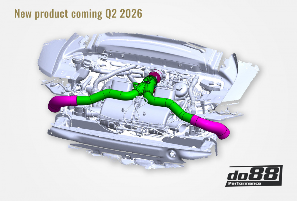 Porsche 911 Carrera (991.2) Y-Pipe, for do88 IC