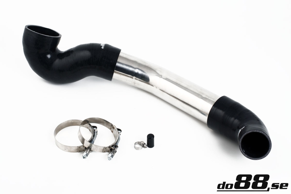 Volvo S60R V70R 04 07 Lower Intercooler pipe Black