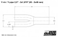 Y-pipe 2,5'' - 2x1,875'' (63 - 2x48mm) Y-pipe 2,5'' - 2x1,875'' (63 - 2x48mm)