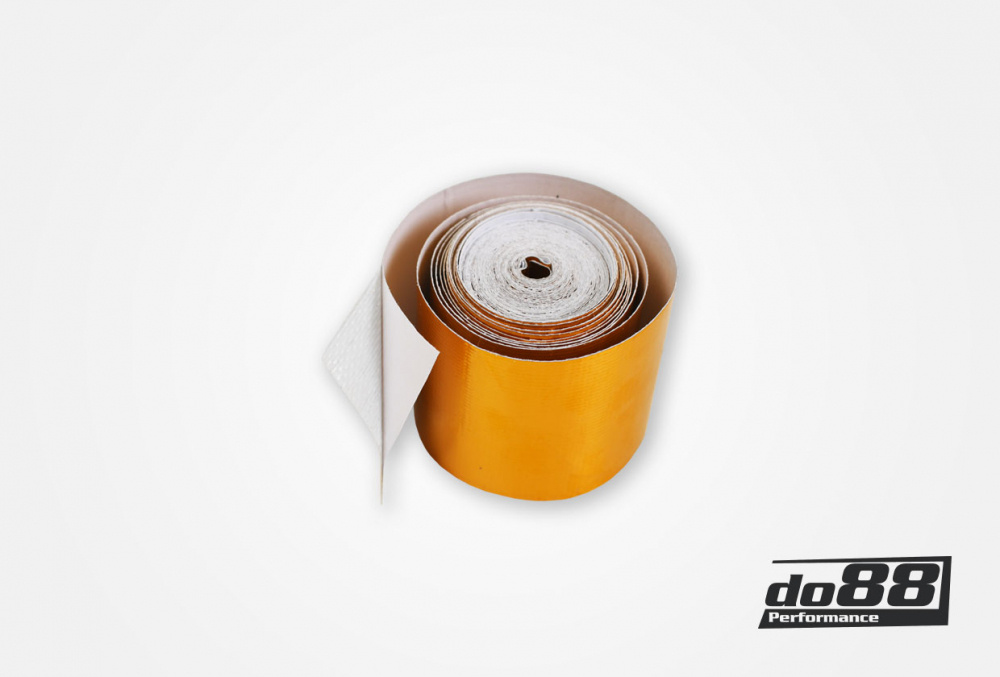 Heat insulating tape gold 50mm, 5m roll in the group Engine / Tuning / Heat shield / Heat insulating tape at do88 AB (VS-L-50-5)