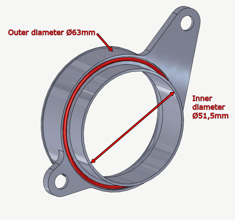 Porsche 911 Turbo (991) 2013- Inlet hoses for turbo