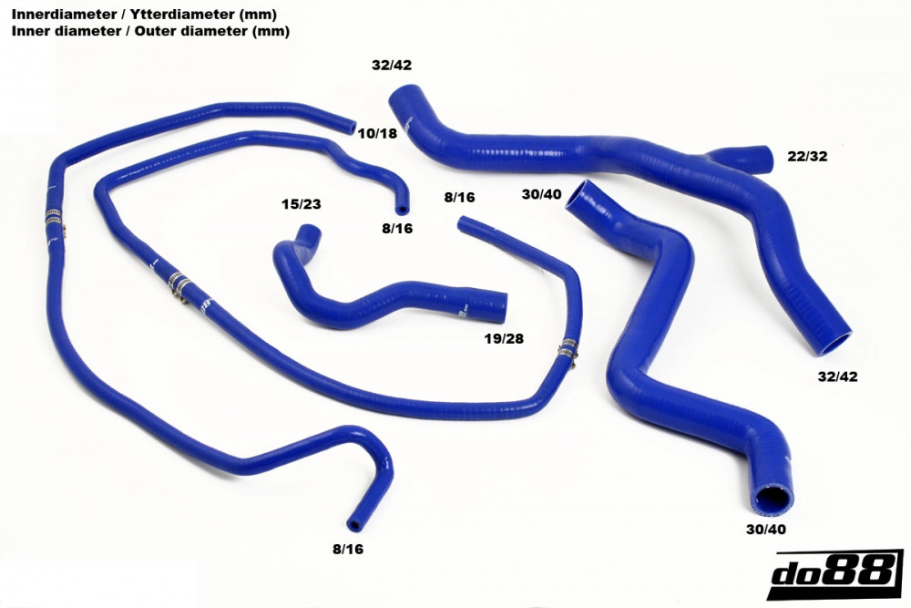 Volvo C30/C70/S40/V50 Turbo 04-13 Coolant hoses