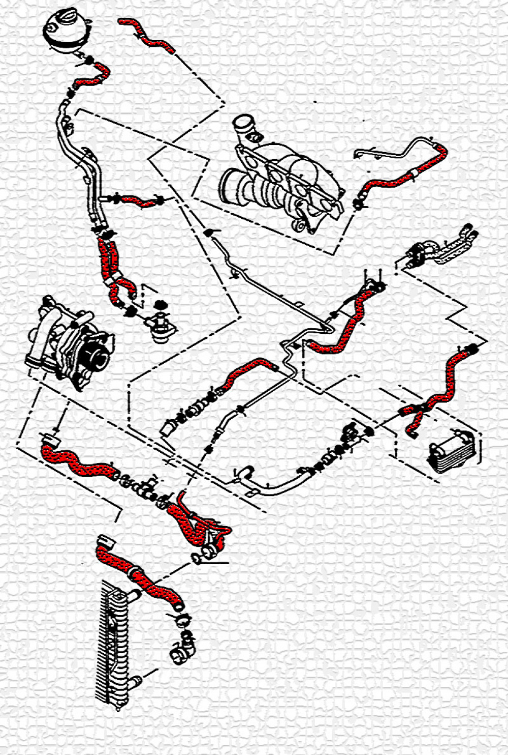 Radiator hoses VW GOLF Audi A3 2.0 TSI/TFSI Radiator hoses VW GOLF Audi A3 2.0 TSI/TFSI
